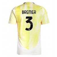 Maglia Calcio Juventus Gleison Bremer #3 Seconda Divisa 2024-25 Manica Corta